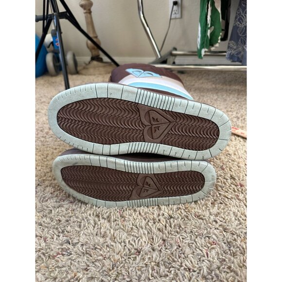 Roxy Dynamite Womens Snow Boots Brown Pull-on Quilted Winter 9 Durable Design - Picture 3 of 10